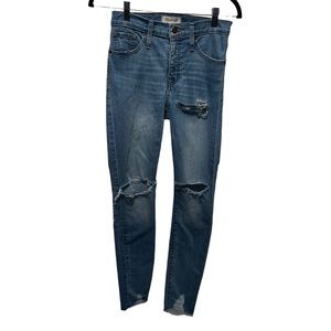 MADEWELL 9” High Rise Skinny Jeans Size 25